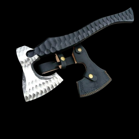 Handmade Forged High Carbon Steel Black Handle Axe