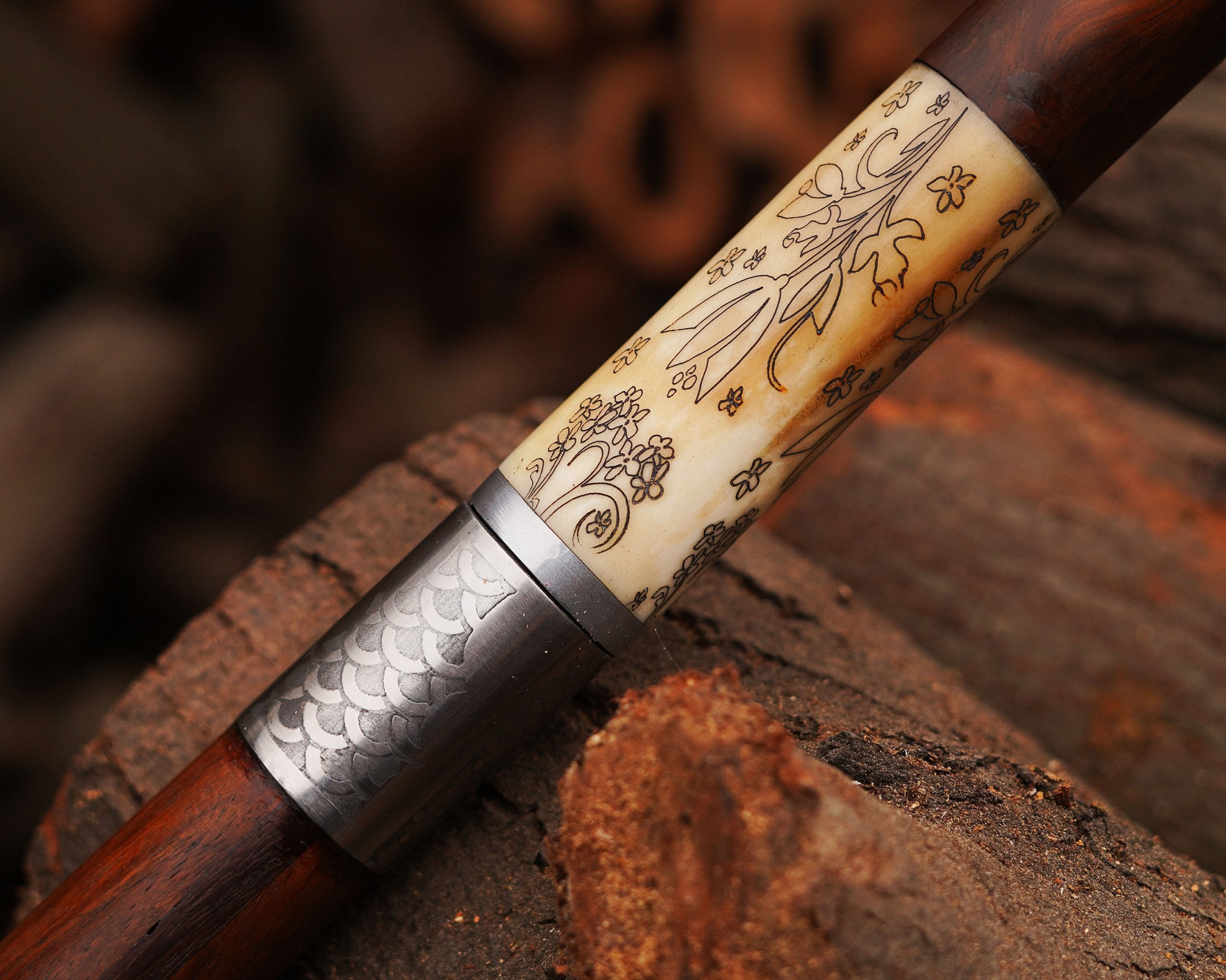 Handmade John Wick Chapter 4 Caine's Replica Sword with Premium Wooden Sheath