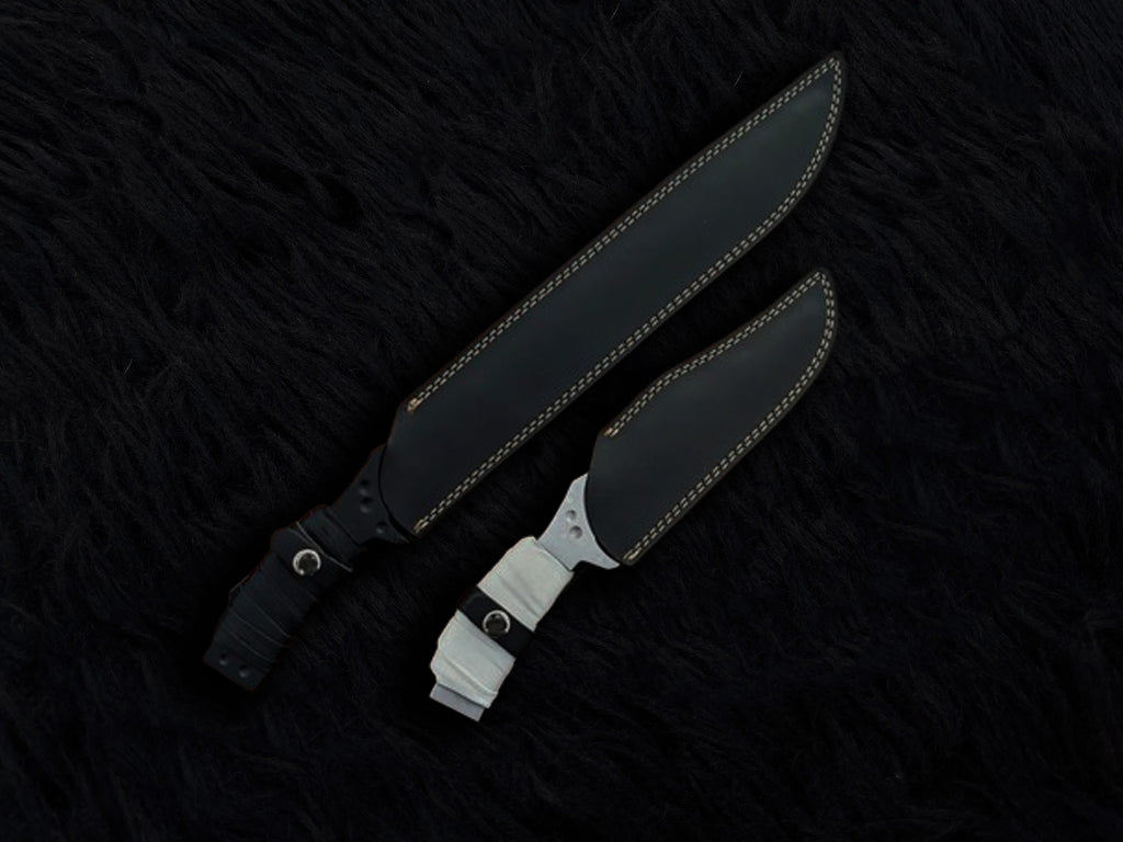 DUNE Part 2 Feyd Rautha Movie Replica Knives with Leather Sheath